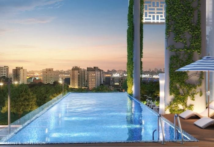 Rooftop infinity pool